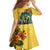 Barbados Mahi-mahi Trident Family Matching Summer Maxi Dress and Hawaiian Shirt - Wonder Print Shop