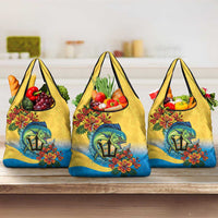 Barbados Mahi-mahi Trident Grocery Bag - Wonder Print Shop