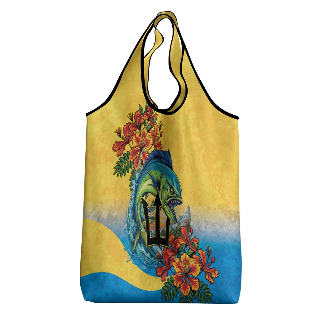 Barbados Mahi-mahi Trident Grocery Bag - Wonder Print Shop