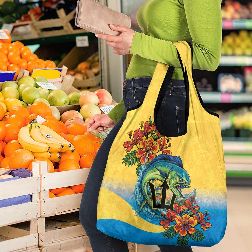 Barbados Mahi-mahi Trident Grocery Bag - Wonder Print Shop