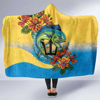Barbados Mahi-mahi Trident Hooded Blanket - Wonder Print Shop