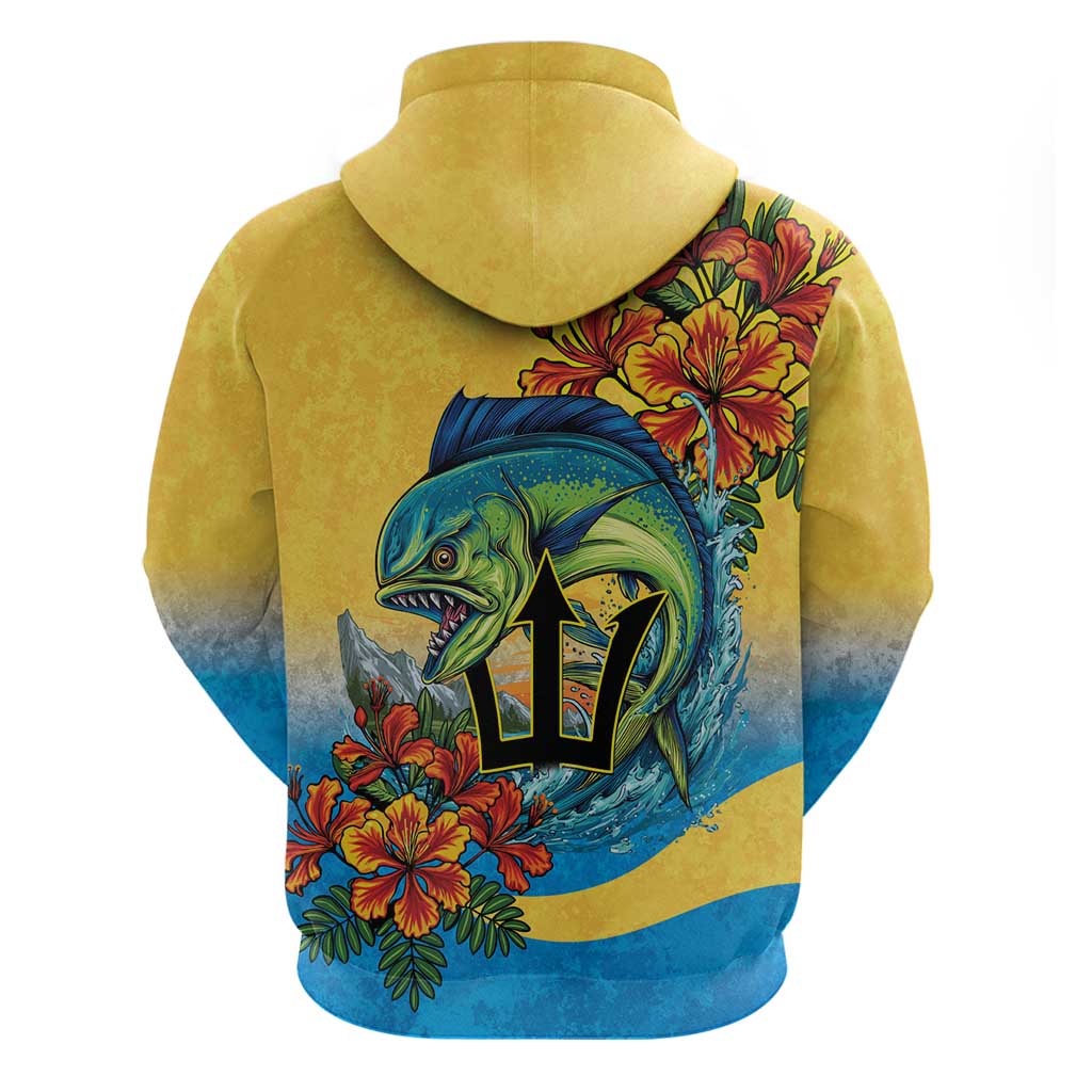 Barbados Mahi-mahi Trident Hoodie - Wonder Print Shop