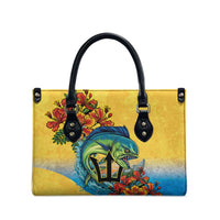 Barbados Mahi-mahi Trident Leather Bag - Wonder Print Shop