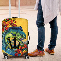 Barbados Mahi-mahi Trident Luggage Cover - Wonder Print Shop