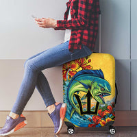 Barbados Mahi-mahi Trident Luggage Cover - Wonder Print Shop