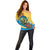 Barbados Mahi-mahi Trident Off Shoulder Sweater - Wonder Print Shop