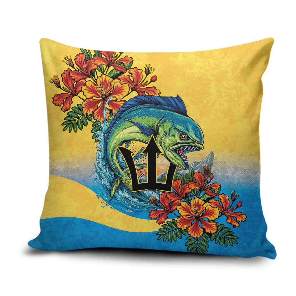 Barbados Mahi-mahi Trident Pillow Cover - Wonder Print Shop