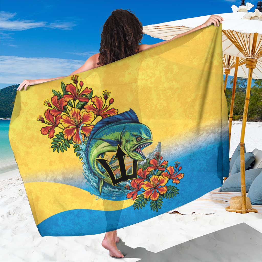Barbados Mahi-mahi Trident Sarong - Wonder Print Shop