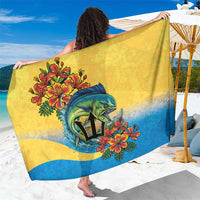 Barbados Mahi-mahi Trident Sarong - Wonder Print Shop