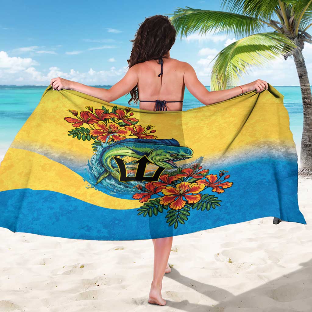 Barbados Mahi-mahi Trident Sarong - Wonder Print Shop