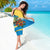 Barbados Mahi-mahi Trident Sarong - Wonder Print Shop