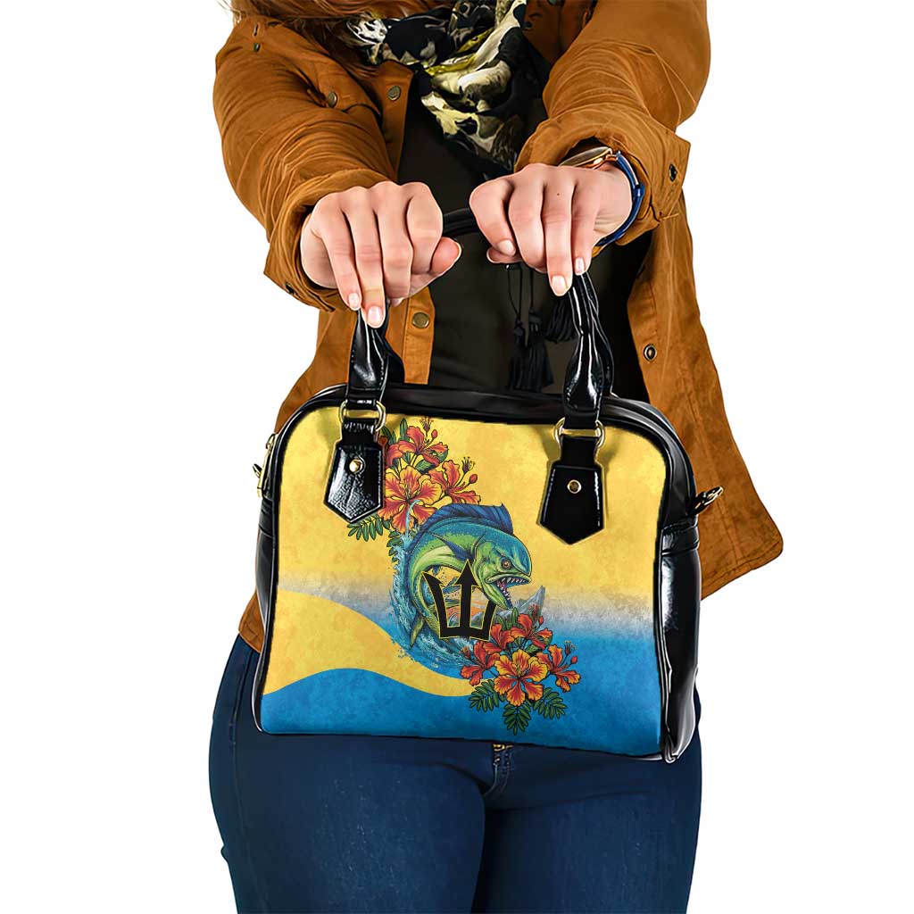Barbados Mahi-mahi Trident Shoulder Handbag - Wonder Print Shop