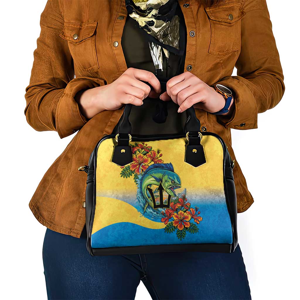 Barbados Mahi-mahi Trident Shoulder Handbag - Wonder Print Shop