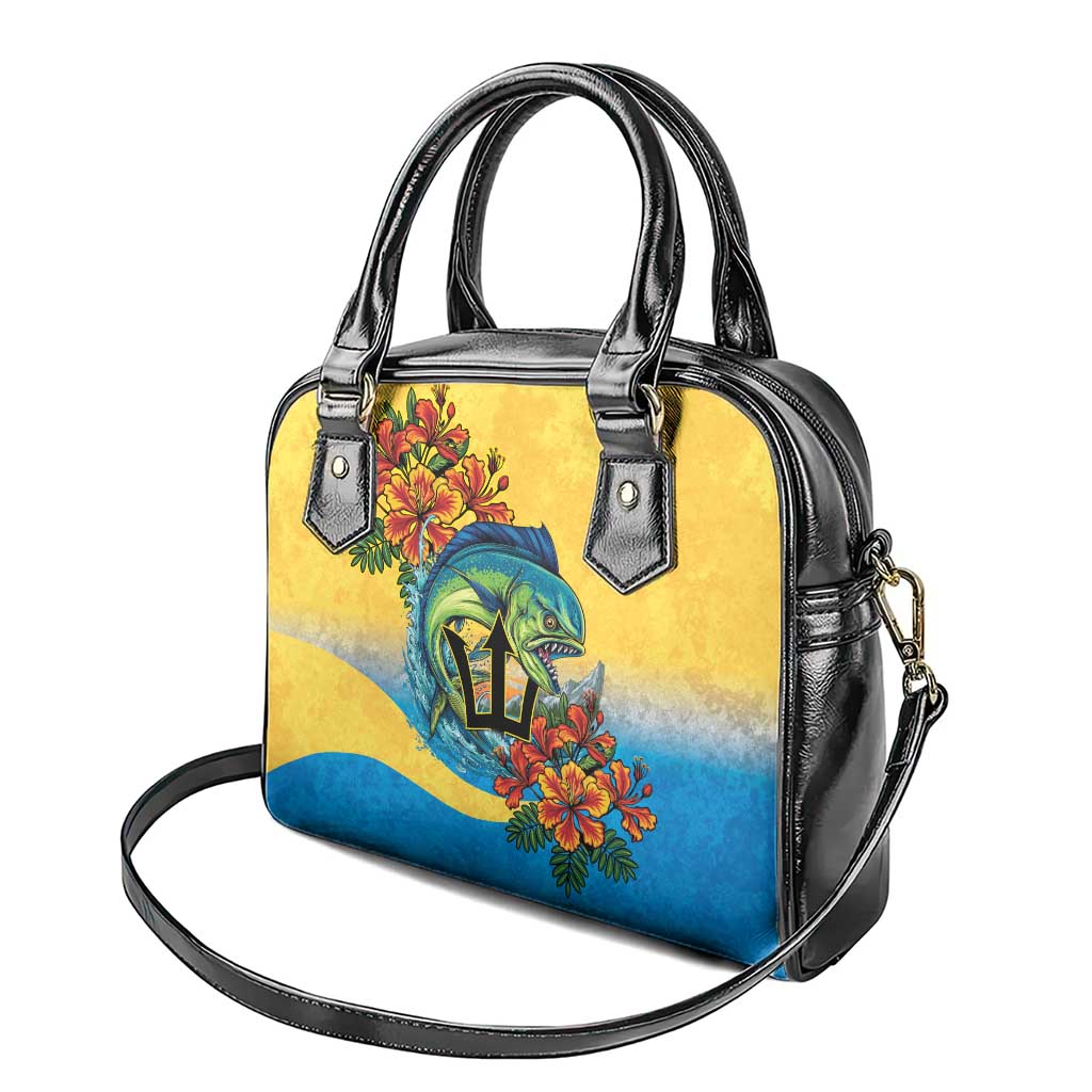 Barbados Mahi-mahi Trident Shoulder Handbag - Wonder Print Shop
