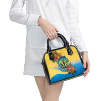 Barbados Mahi-mahi Trident Shoulder Handbag - Wonder Print Shop