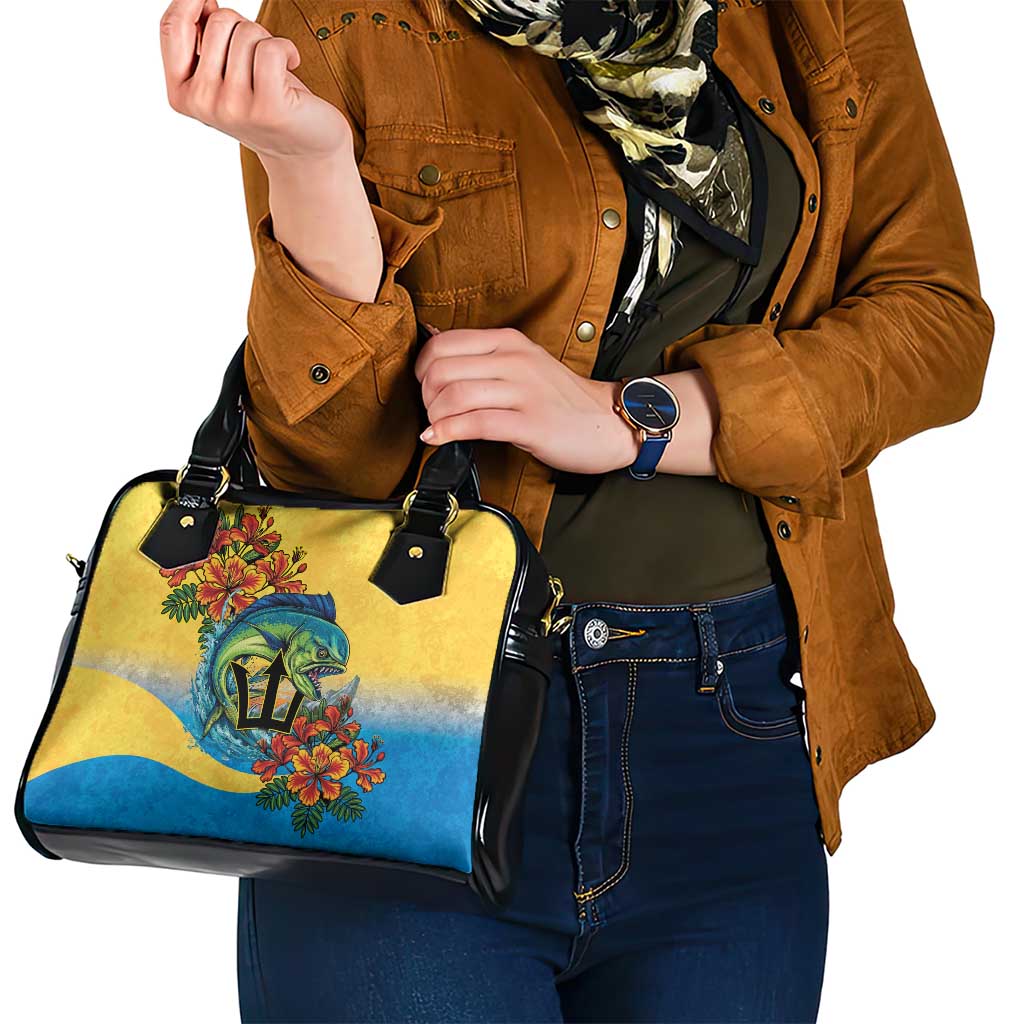 Barbados Mahi-mahi Trident Shoulder Handbag - Wonder Print Shop