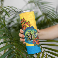 Barbados Mahi-mahi Trident Skinny Tumbler - Wonder Print Shop