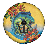 Barbados Mahi-mahi Trident Spare Tire Cover - Wonder Print Shop
