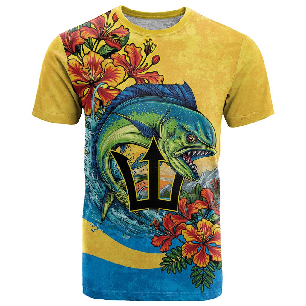 Barbados Mahi-mahi Trident T Shirt - Wonder Print Shop
