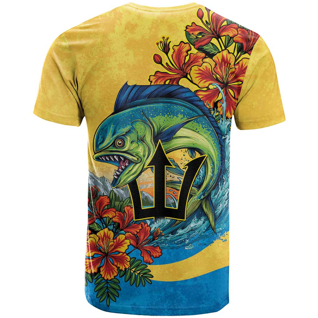 Barbados Mahi-mahi Trident T Shirt - Wonder Print Shop