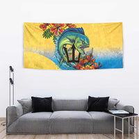 Barbados Mahi-mahi Trident Tapestry - Wonder Print Shop