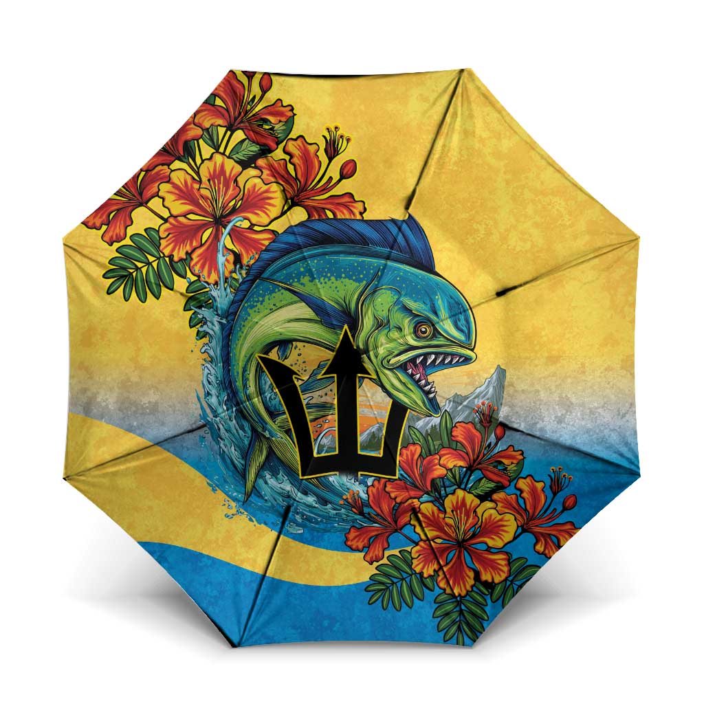 Barbados Mahi-mahi Trident Umbrella - Wonder Print Shop