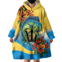 Barbados Mahi-mahi Trident Wearable Blanket Hoodie - Wonder Print Shop