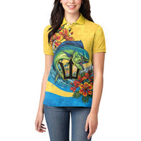 Barbados Mahi-mahi Trident Women Polo Shirt - Wonder Print Shop