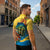 Barbados Mahi-mahi Trident Zipper Polo Shirt - Wonder Print Shop