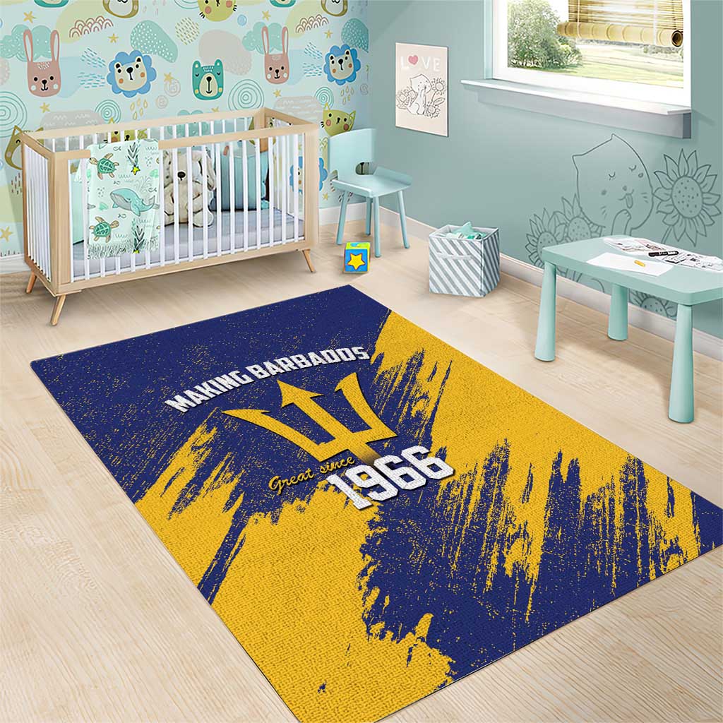 Barbados Pride Est 1966 Area Rug - Wonder Print Shop