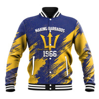 Barbados Pride Est 1966 Baseball Jacket - Wonder Print Shop