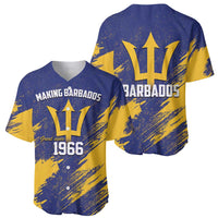 Barbados Pride Est 1966 Baseball Jersey - Wonder Print Shop