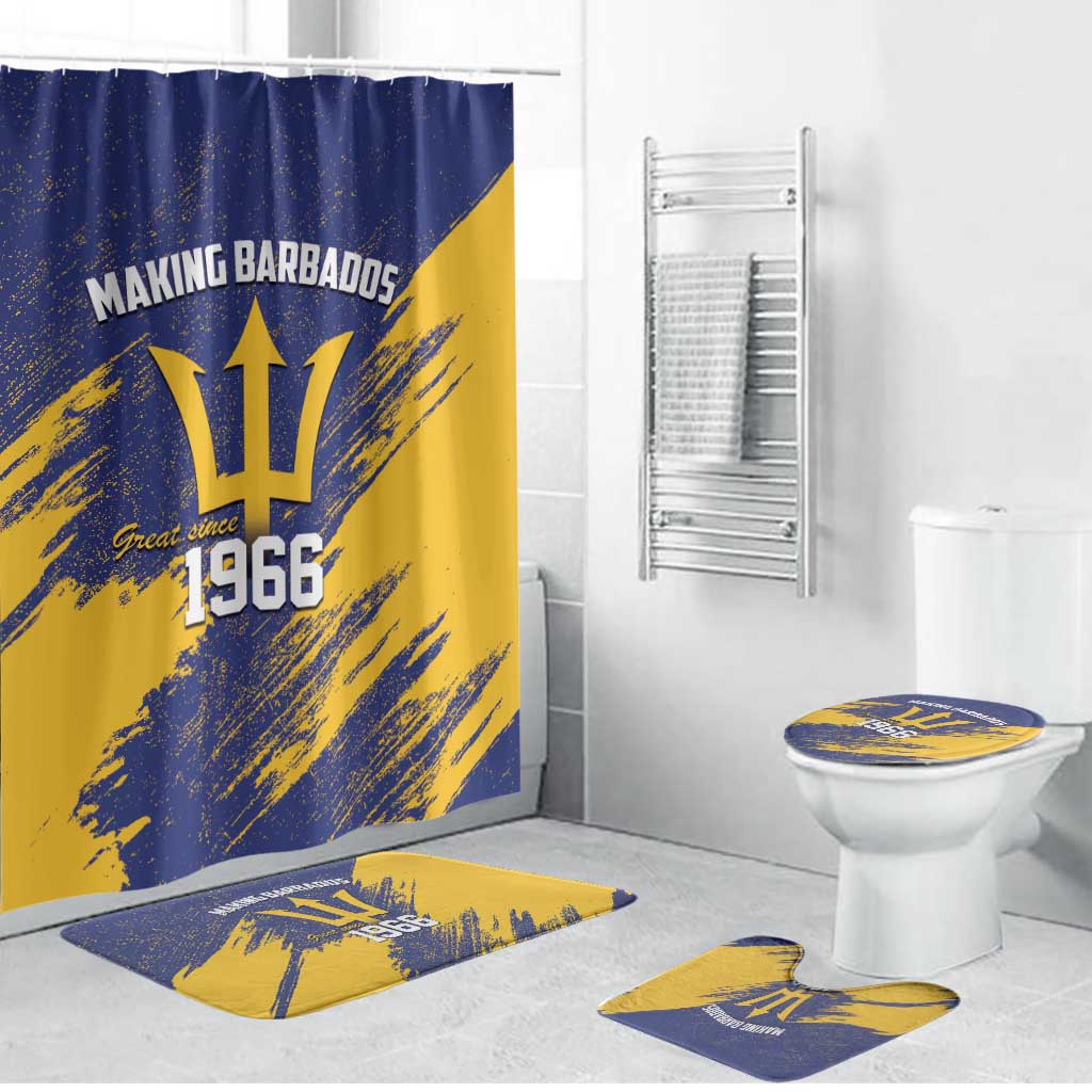 Barbados Pride Est 1966 Bathroom Set - Wonder Print Shop