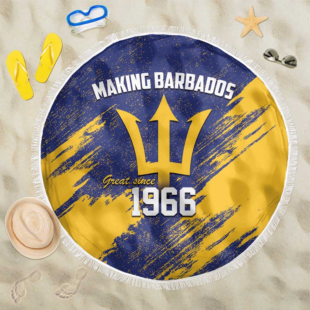 Barbados Pride Est 1966 Beach Blanket - Wonder Print Shop