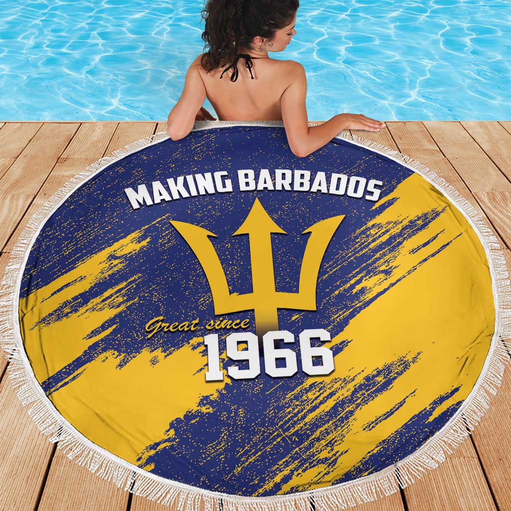 Barbados Pride Est 1966 Beach Blanket - Wonder Print Shop