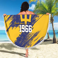 Barbados Pride Est 1966 Beach Blanket - Wonder Print Shop