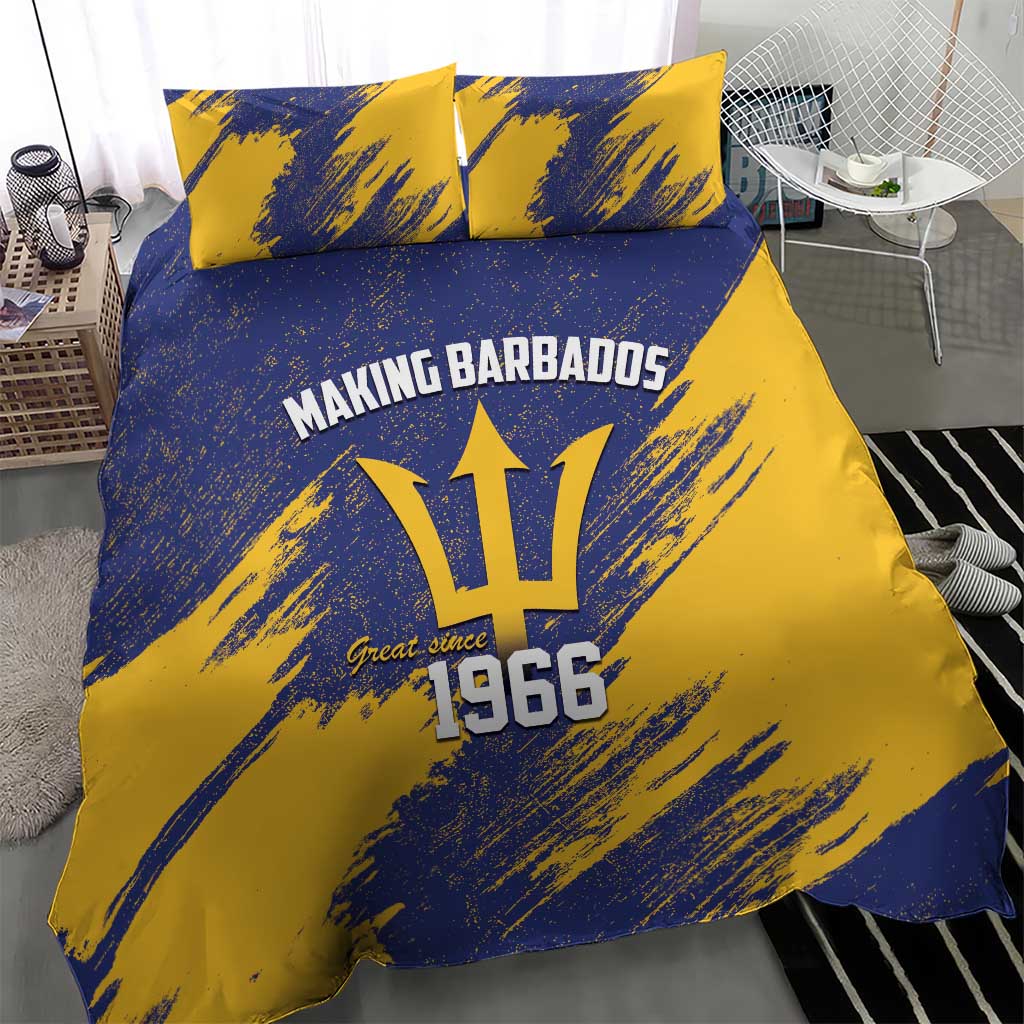 Barbados Pride Est 1966 Bedding Set - Wonder Print Shop