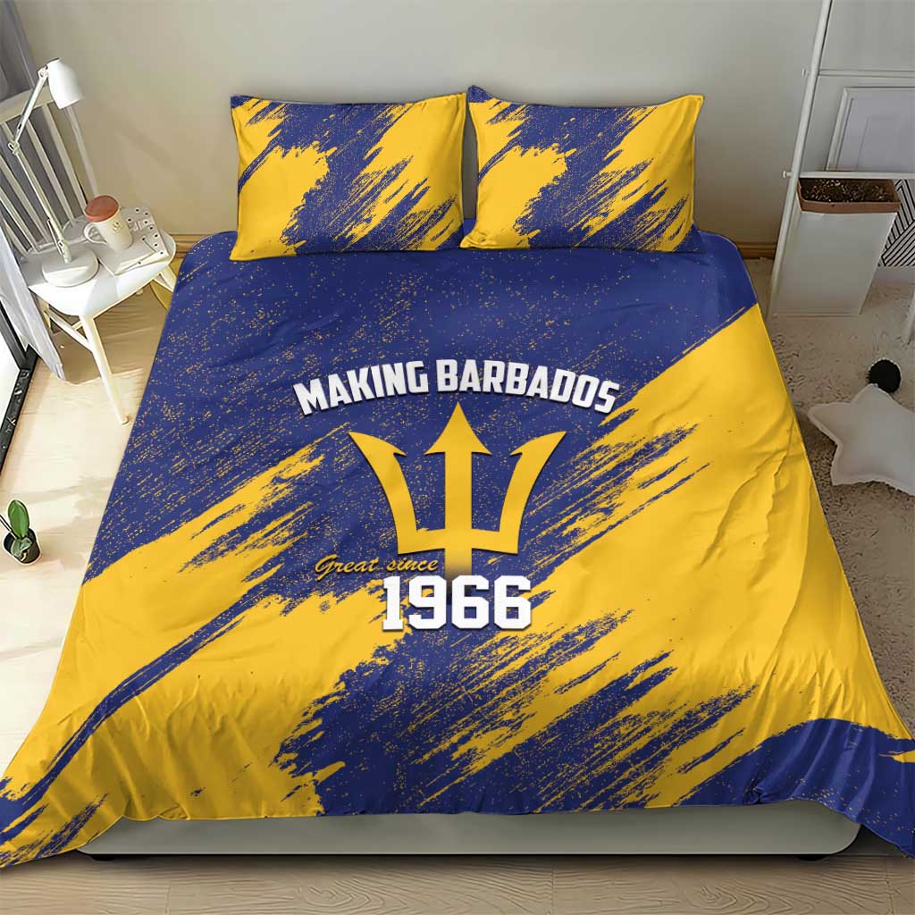 Barbados Pride Est 1966 Bedding Set - Wonder Print Shop