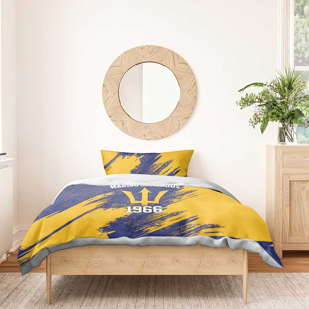 Barbados Pride Est 1966 Bedding Set - Wonder Print Shop