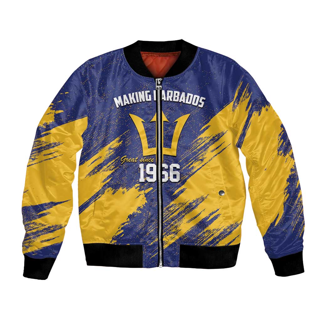 Barbados Pride Est 1966 Bomber Jacket - Wonder Print Shop