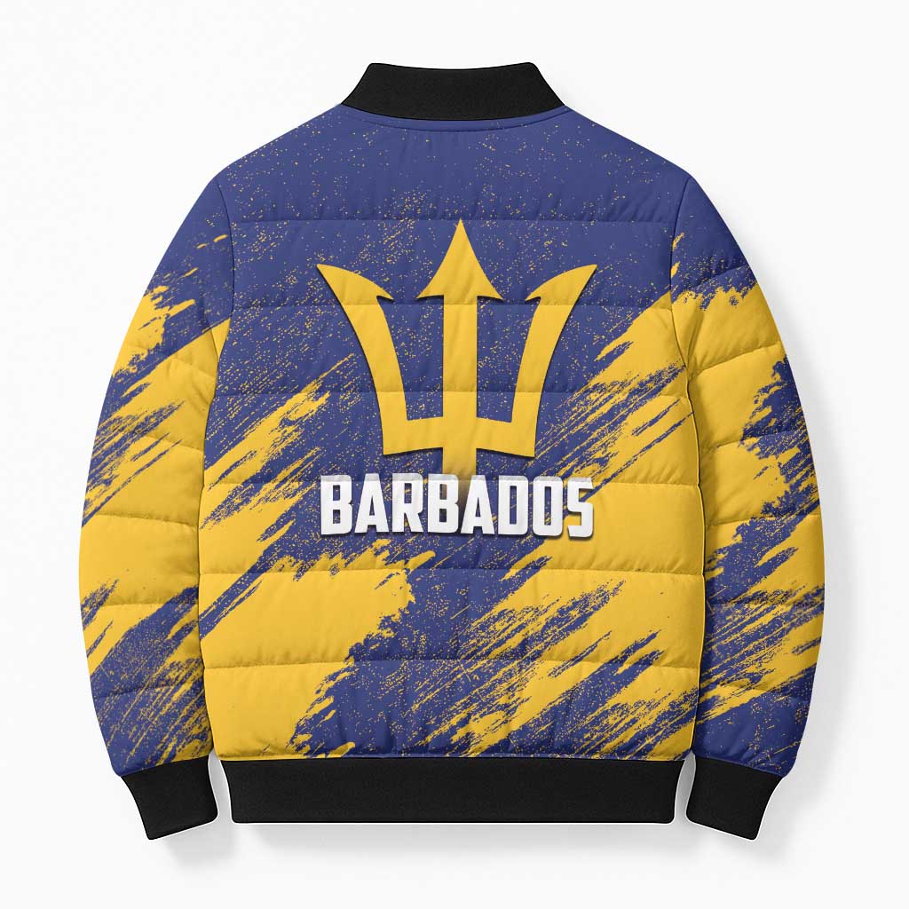 Barbados Pride Est 1966 Bomber Puffer Jacket - Wonder Print Shop