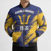 Barbados Pride Est 1966 Bomber Puffer Jacket - Wonder Print Shop