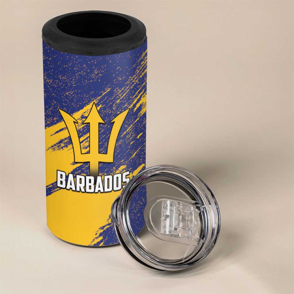 Barbados Pride Est 1966 4 in 1 Can Cooler Tumbler - Wonder Print Shop