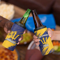 Barbados Pride Est 1966 4 in 1 Can Cooler Tumbler - Wonder Print Shop