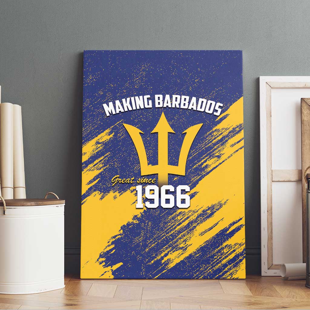 Barbados Pride Est 1966 Canvas Wall Art - Wonder Print Shop