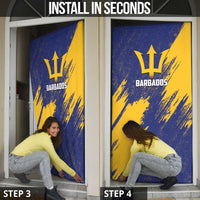 Barbados Pride Est 1966 Door Cover - Wonder Print Shop