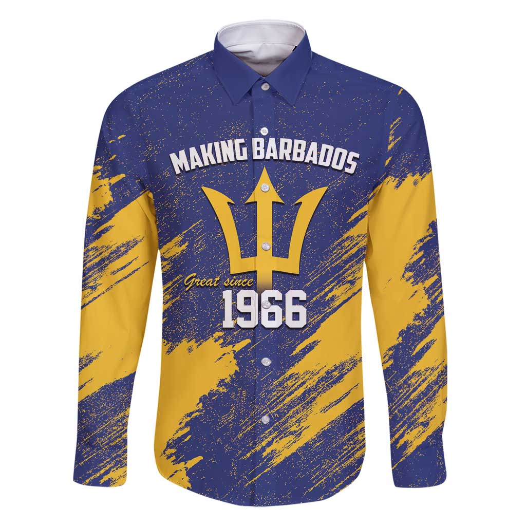 Barbados Pride Est 1966 Family Matching Long Sleeve Bodycon Dress and Hawaiian Shirt - Wonder Print Shop