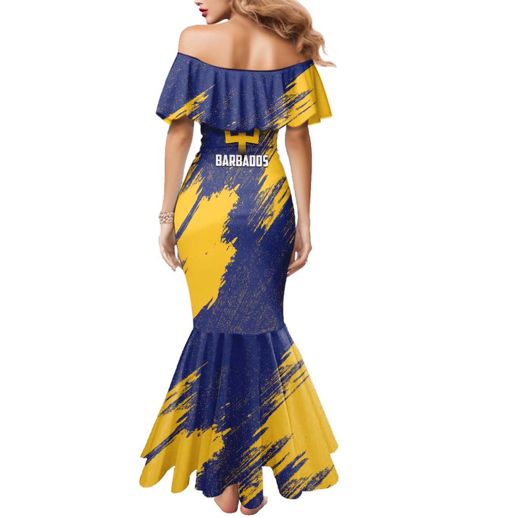 Barbados Pride Est 1966 Family Matching Mermaid Dress and Hawaiian Shirt - Wonder Print Shop