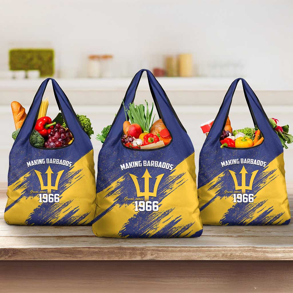 Barbados Pride Est 1966 Grocery Bag - Wonder Print Shop