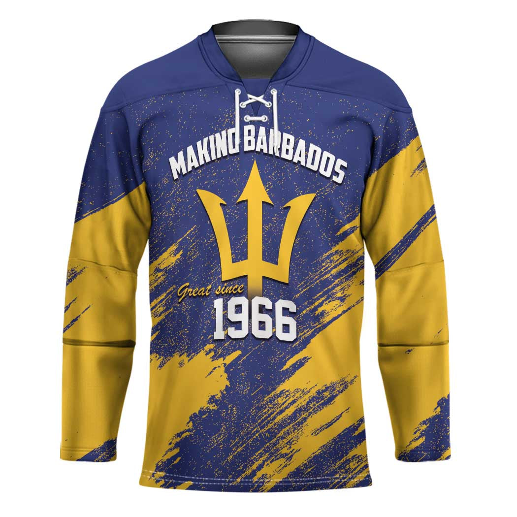 Barbados Pride Est 1966 Hockey Jersey - Wonder Print Shop